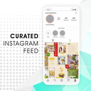 Curated Instagram Feed - Graphic Design