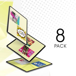 8 Pack of social media graphics - New Web Design